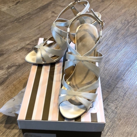 RSVP Champagne Dress Heel Sandals - Picture 2 of 8